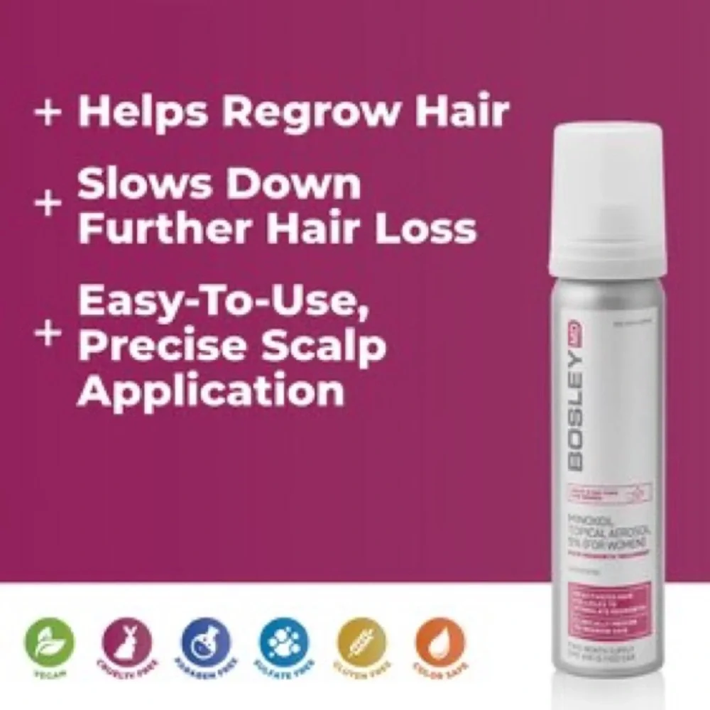 🧴Bosley MD Minoxidil Topical Aerosol (Women) - Picture 3 of 3